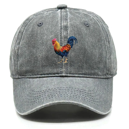 Lifelike Rooster Print Snapback Baseball Cap