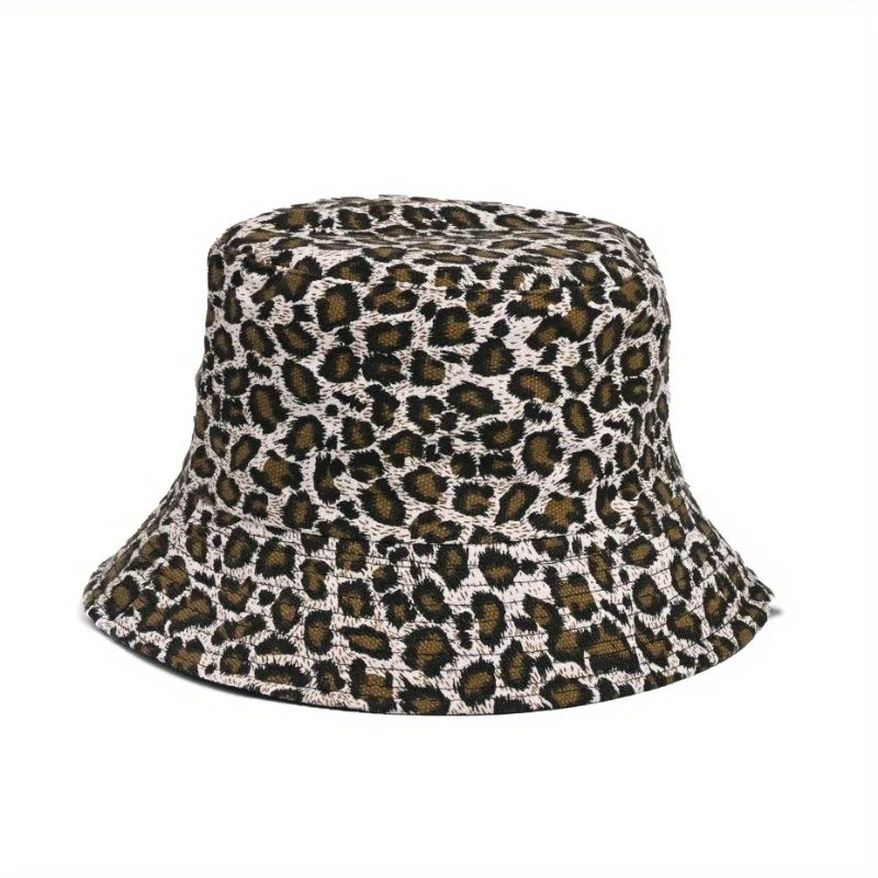 Leopard Print Bucket Hat