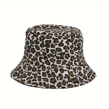 Leopard Print Bucket Hat