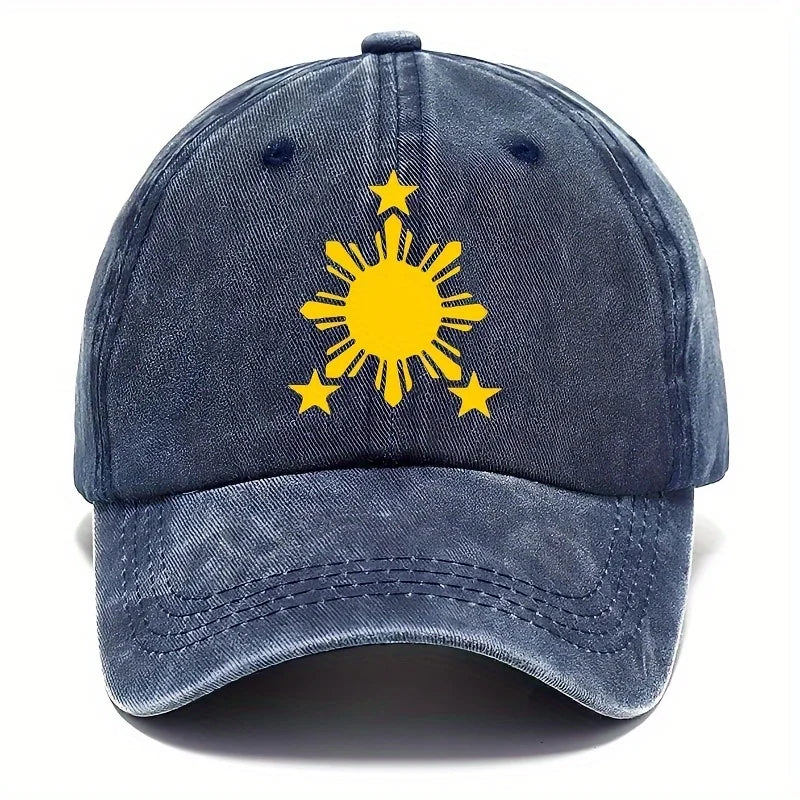 Philippine Sun Emblem Retro Baseball Cap