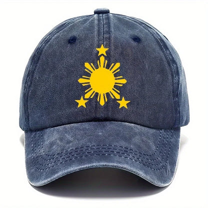 Philippine Sun Emblem Retro Baseball Cap