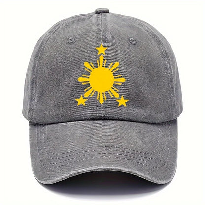 Philippine Sun Emblem Retro Baseball Cap
