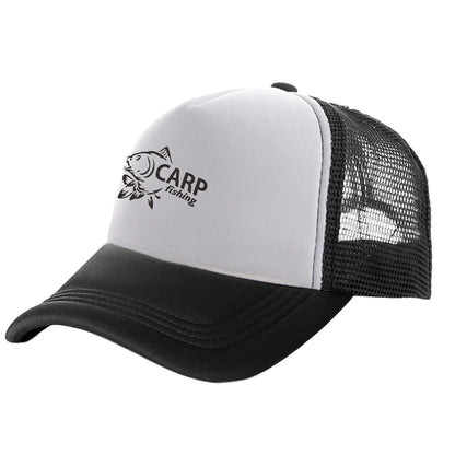Carp Fish Trucker Caps Men Funny Fishing Printing Hat Baseball Cap