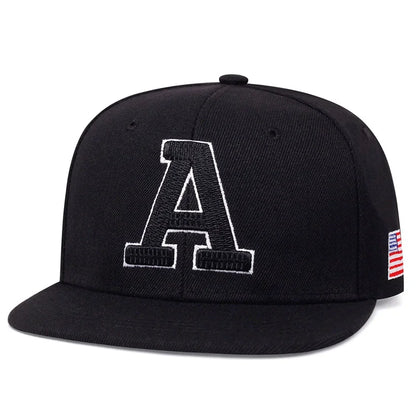 Fashion Men Hip Hop Cap A Letter Embroidery Baseball Caps Snapback Hat