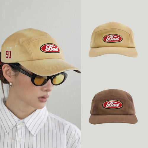 Face Highlighting Small Letter Embroidered Soft Top Duck Tongue Hat Travel Sports Baseball Hat