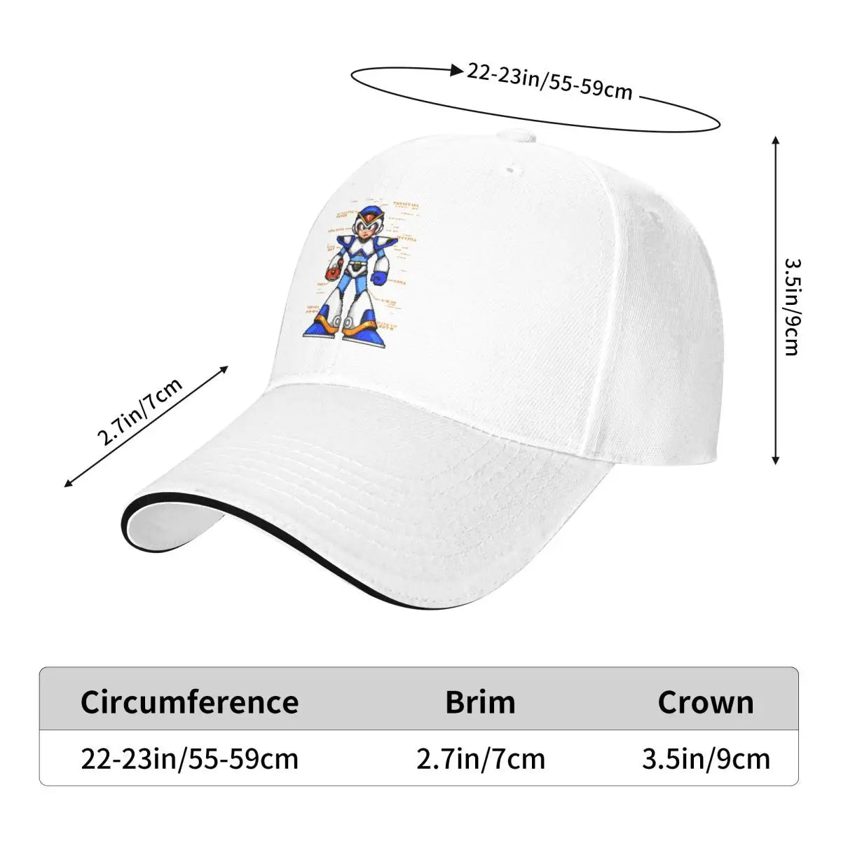 Baseball Caps Megaman X Full Armor