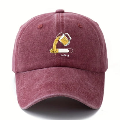 Adjustable Baseball Cap For Women With Fun Beer Print For Daily Leisure