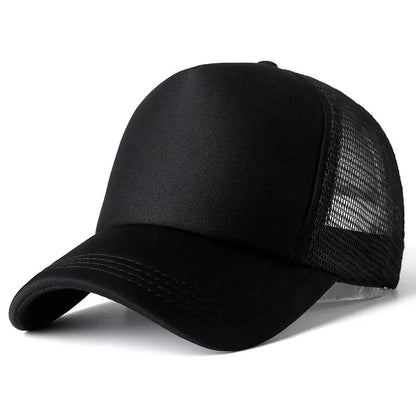 Unisex Cap Casual Plain Mesh Baseball Cap