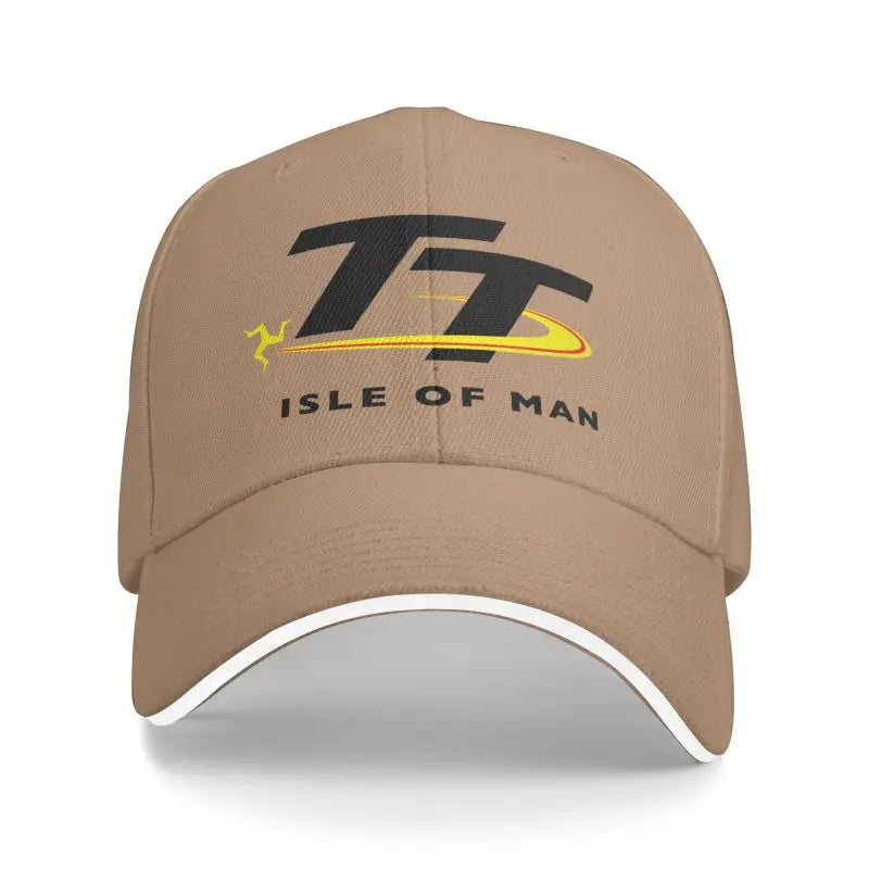 Isle of Man TT Races Motorcycle Print Baseball Cap