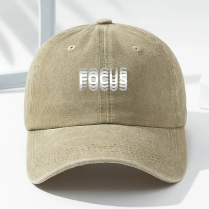 Classic Unisex Baseball Cap With "FOCUS"