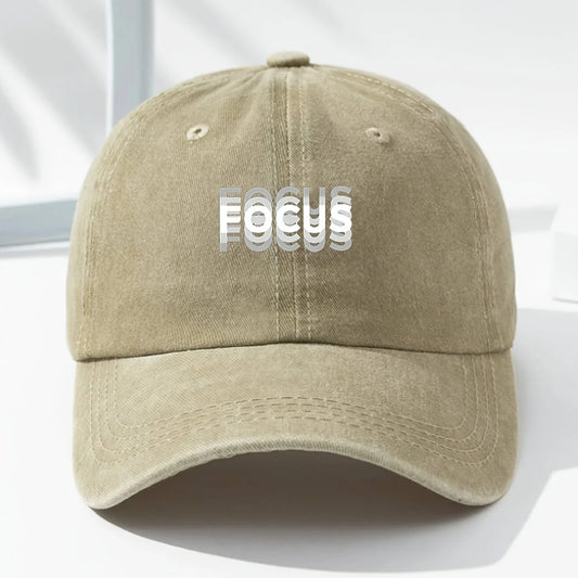 Classic Unisex Baseball Cap With "FOCUS"