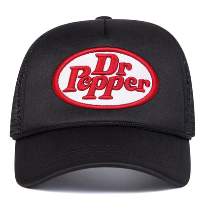 Unisex Dr Pepper Letter Embroidered Baseball Caps