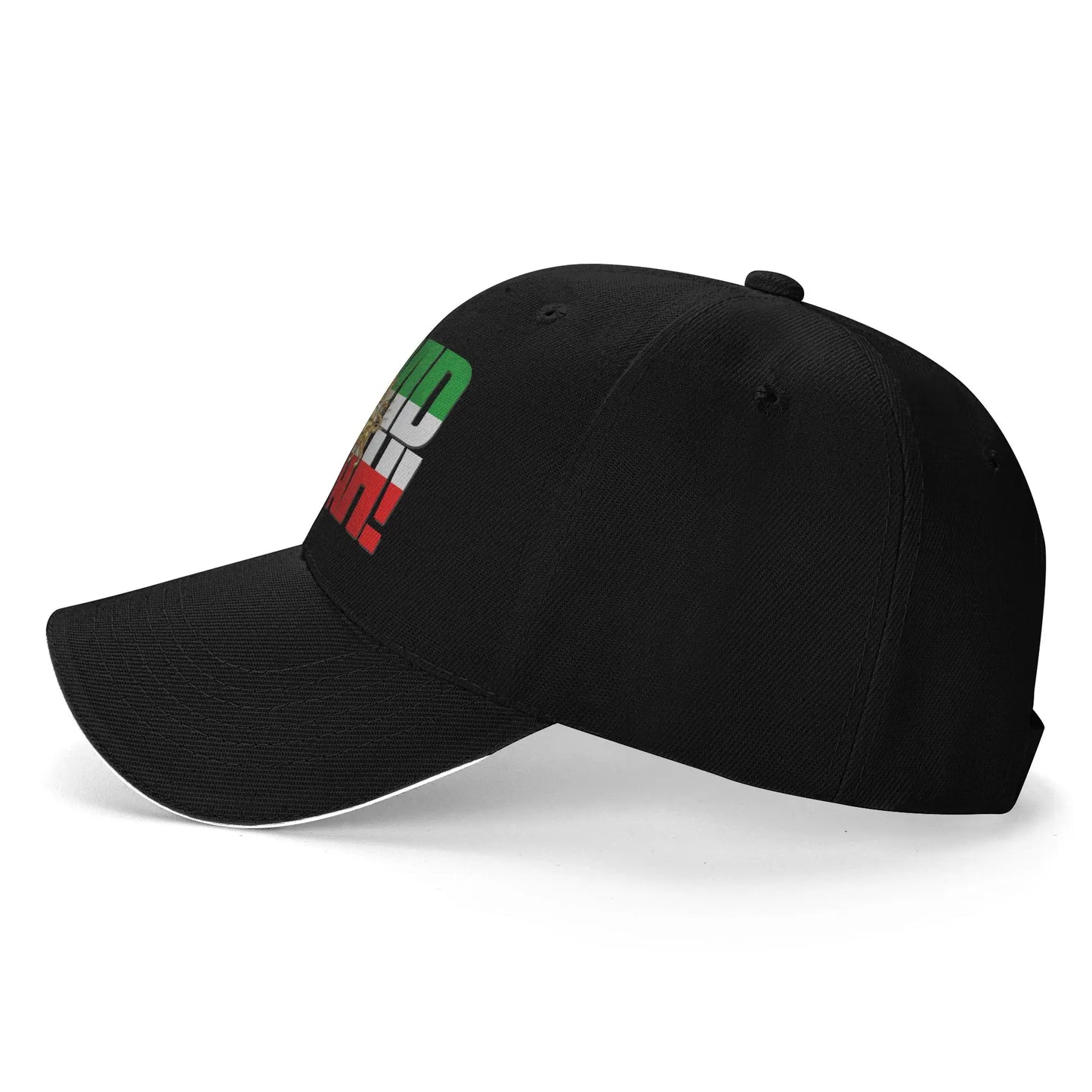Javid Shah Iranian Flag Persian Pahlavi Lion And Sun Baseball Caps