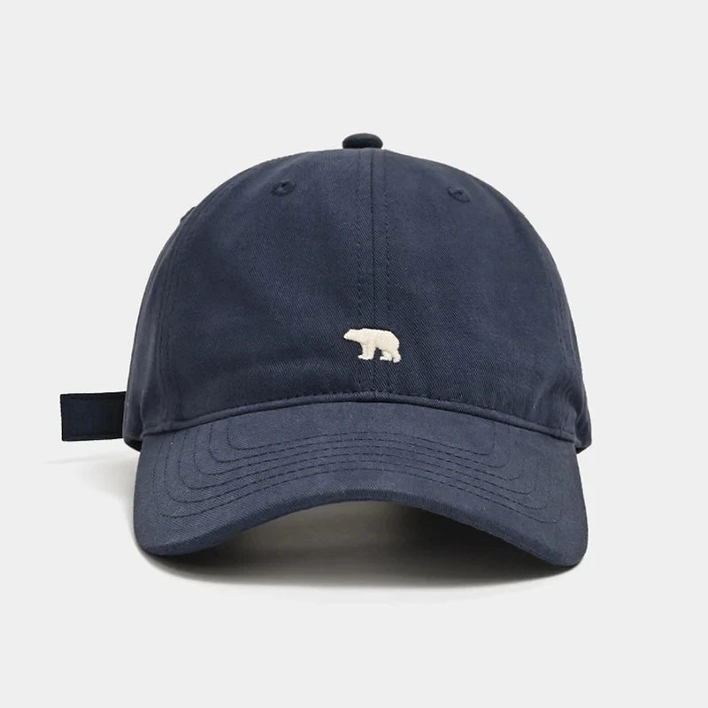 Fashion Baseball Cap For Women And Men Embroidery Polar Bear Hip Hop Snapback Caps