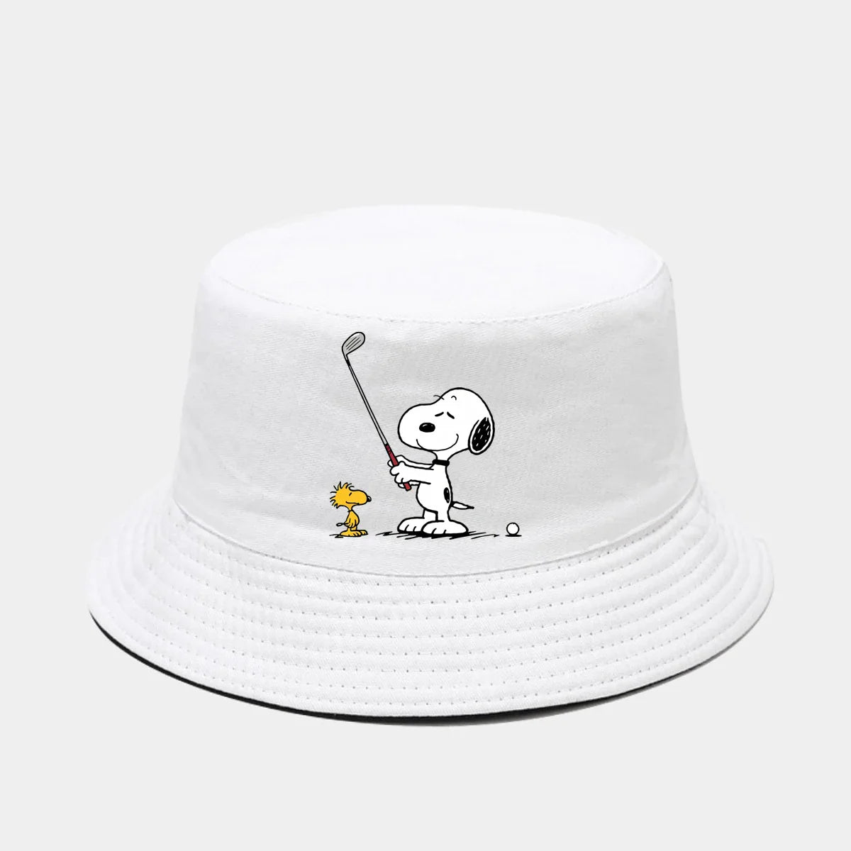 Snoopy Printed Bucket Hat Breathable Sun Hat