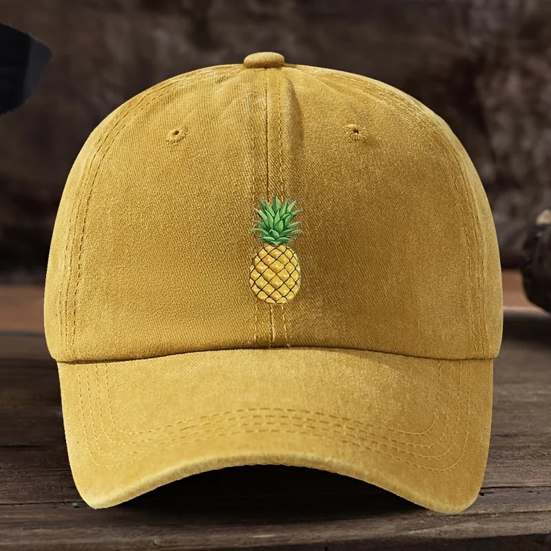 Pineapple Printed Baseball Cap Outdoor Casual Hat