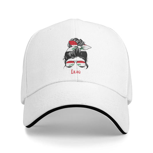 Men's Women's Iraqi Girl Iraq Girl Iraq Woman Flag Baseball Cap