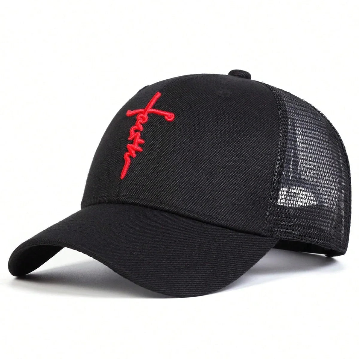 Unisex Letter Cross Embroidery Baseball Caps