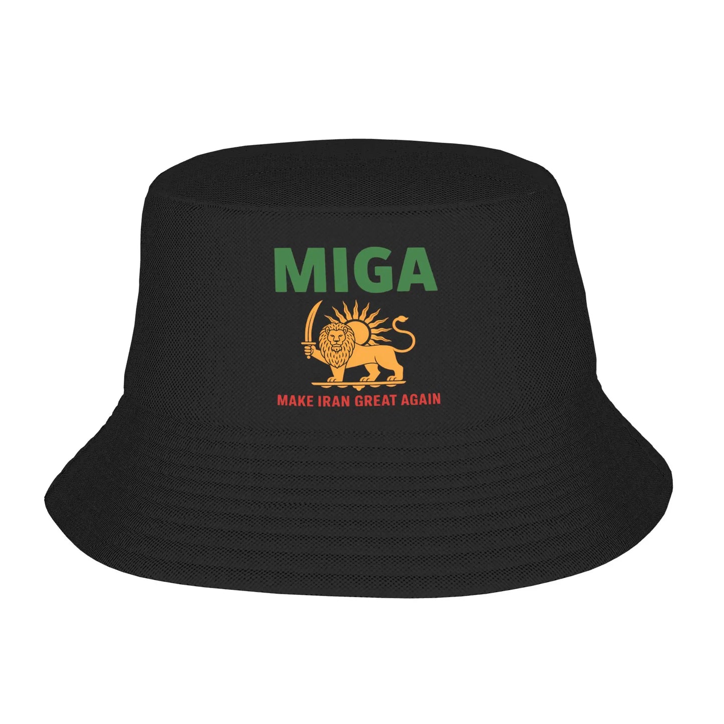 Persian American Flag USA Persia Iran Flag Iranian Roots Bucket Hat
