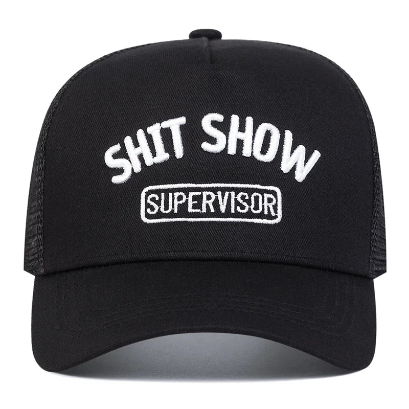 Unisex SHIP SHOW Letter Embroidery Baseball Caps