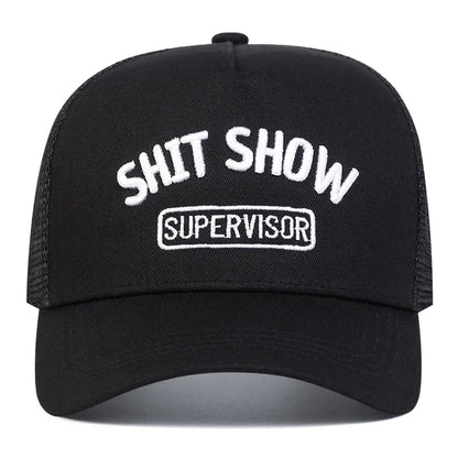 Unisex SHIP SHOW Letter Embroidery Baseball Caps