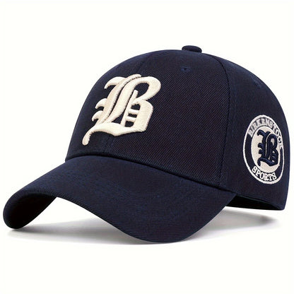 Unisex Gothic Letter Embroidery Baseball Caps