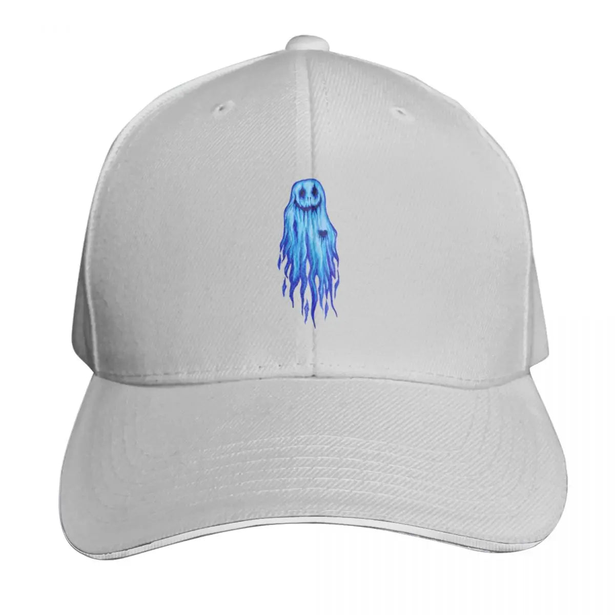 The Happy Blue Ghost Baseball Cap