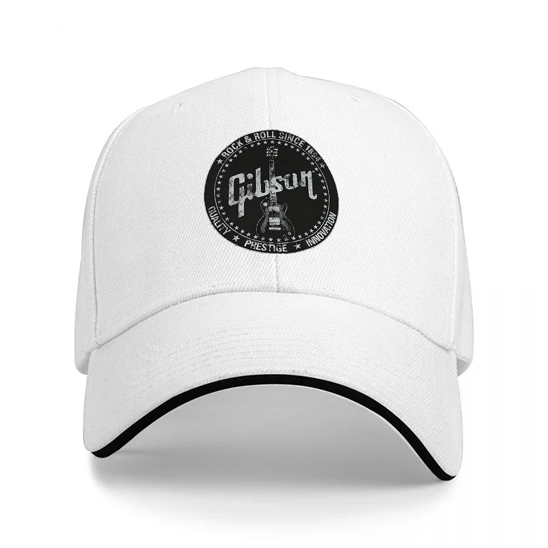 Gibson Logo Black Baseball Cap