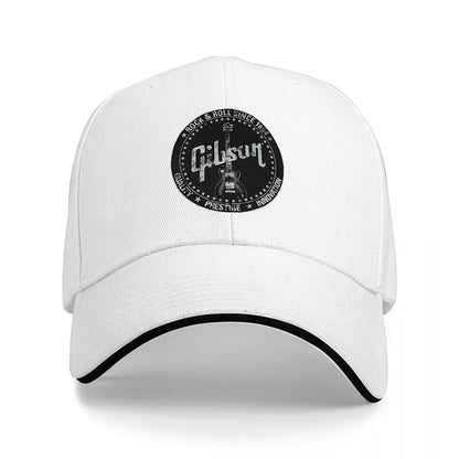 Gibson Logo Black Baseball Cap