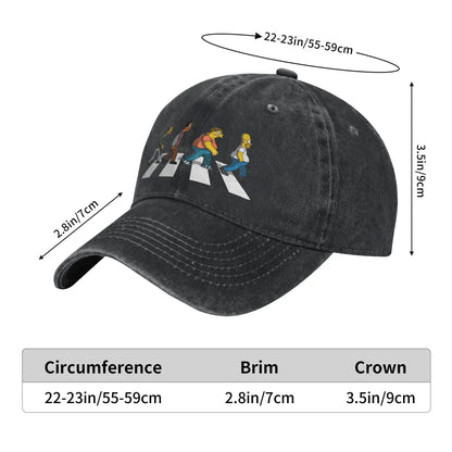 The Be Sharps-The S-simpsons Cartoon Baseball Cap