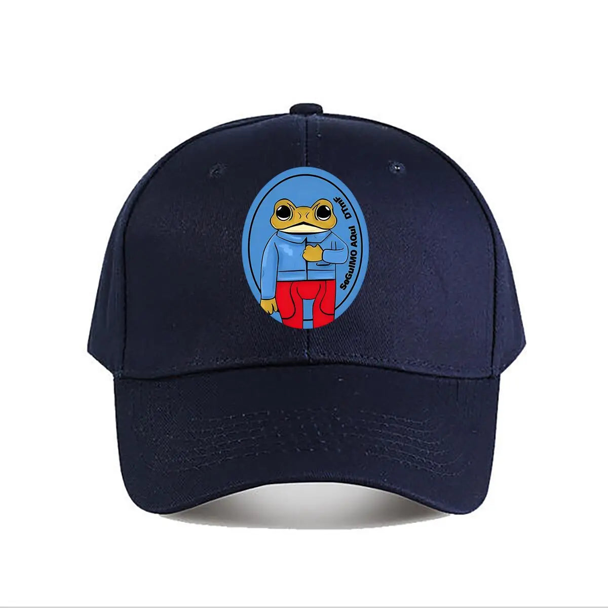 Oversized Brown Cartoon Frog Baseball Cap