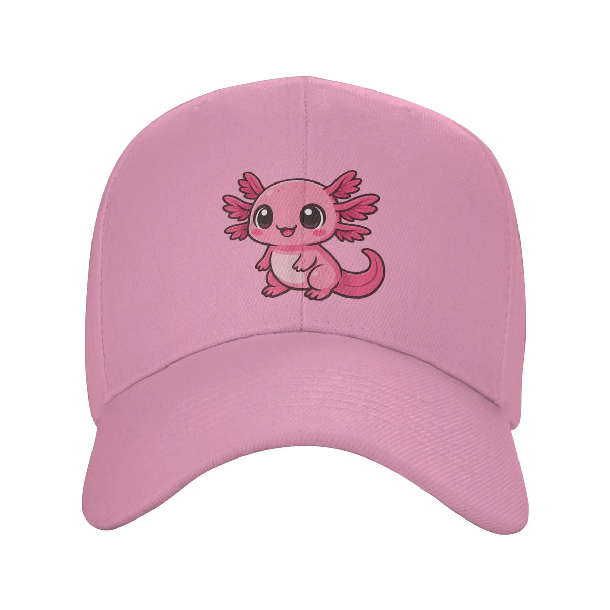 Cute Kawaii Pink Axolotl for Axolotl Lovers Casual Baseball Cap