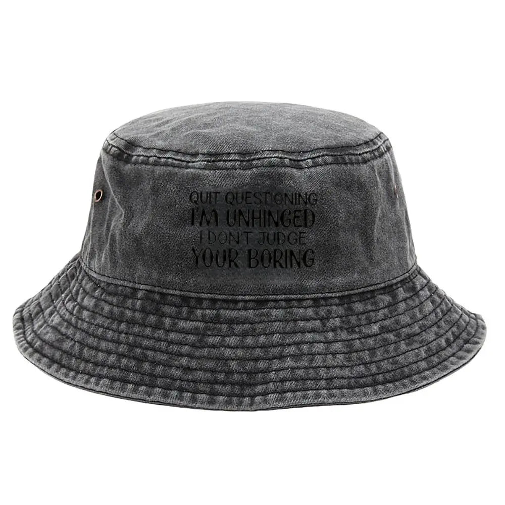 Latest Trend Solid Color Bucket Hat