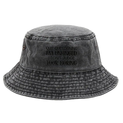 Latest Trend Solid Color Bucket Hat