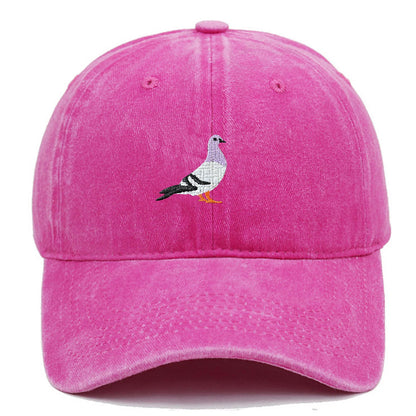 Baseball Cap Suitable For All Seasons, Pigeon Embroidery Pattern, Men's And Women's Daily Casual Fashion