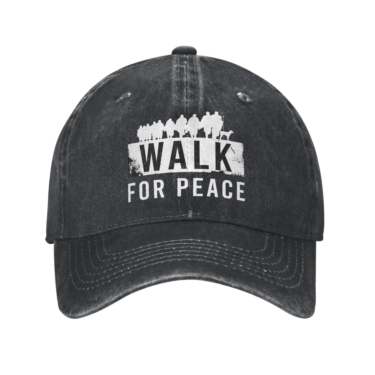 Walk For Peace Calm Steps Sun Baseball Cap