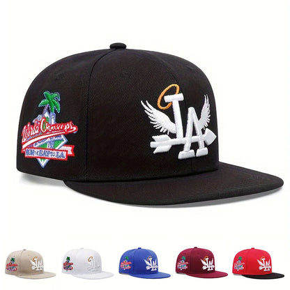 Fashion Unisex LA Embroidery Snapback Caps Los Angeles