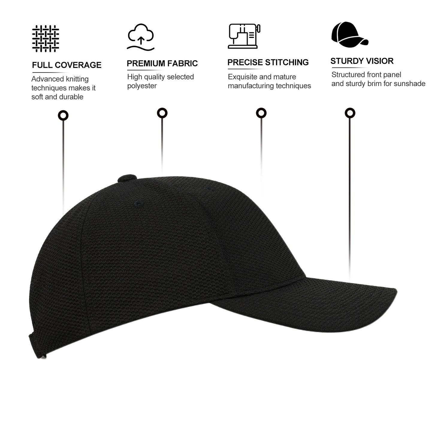 Feicui Breathable Baseball Cap