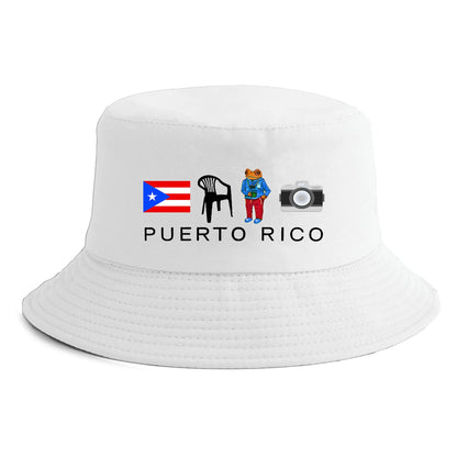 Reversible Puerto Rico Print Bucket Hat
