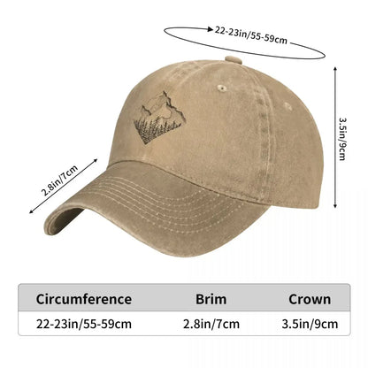 The Diamond Range Men Women Baseball Cap