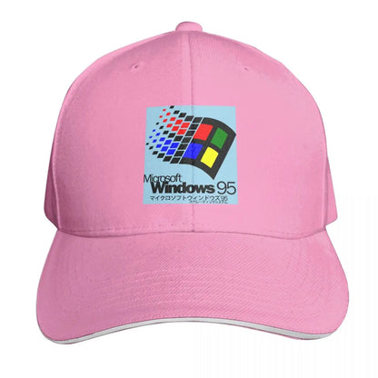 Windows 95 Geeks Nerd Cap Fashion Casual Baseball Caps