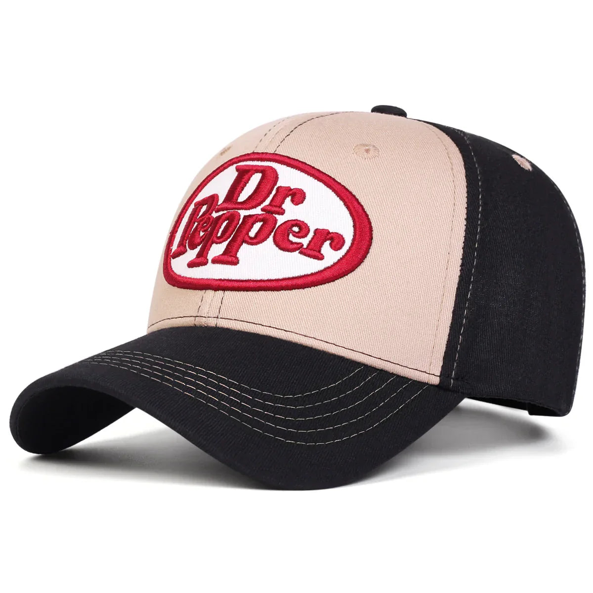 Unisex Dr Pepper Letter Embroidery Baseball Caps