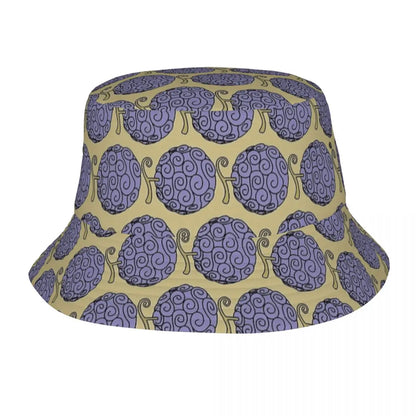 One Piece Straw Hat Luffy Skull Logo Bucket Hat