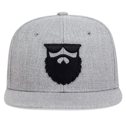 Fashion Men Women Cotton Snapback Hat Hip Hop Baseball Cap Beard Old Men