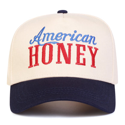 Unisex American Honey Letter Embroidery Baseball Caps Spring and Autumn Outdoor