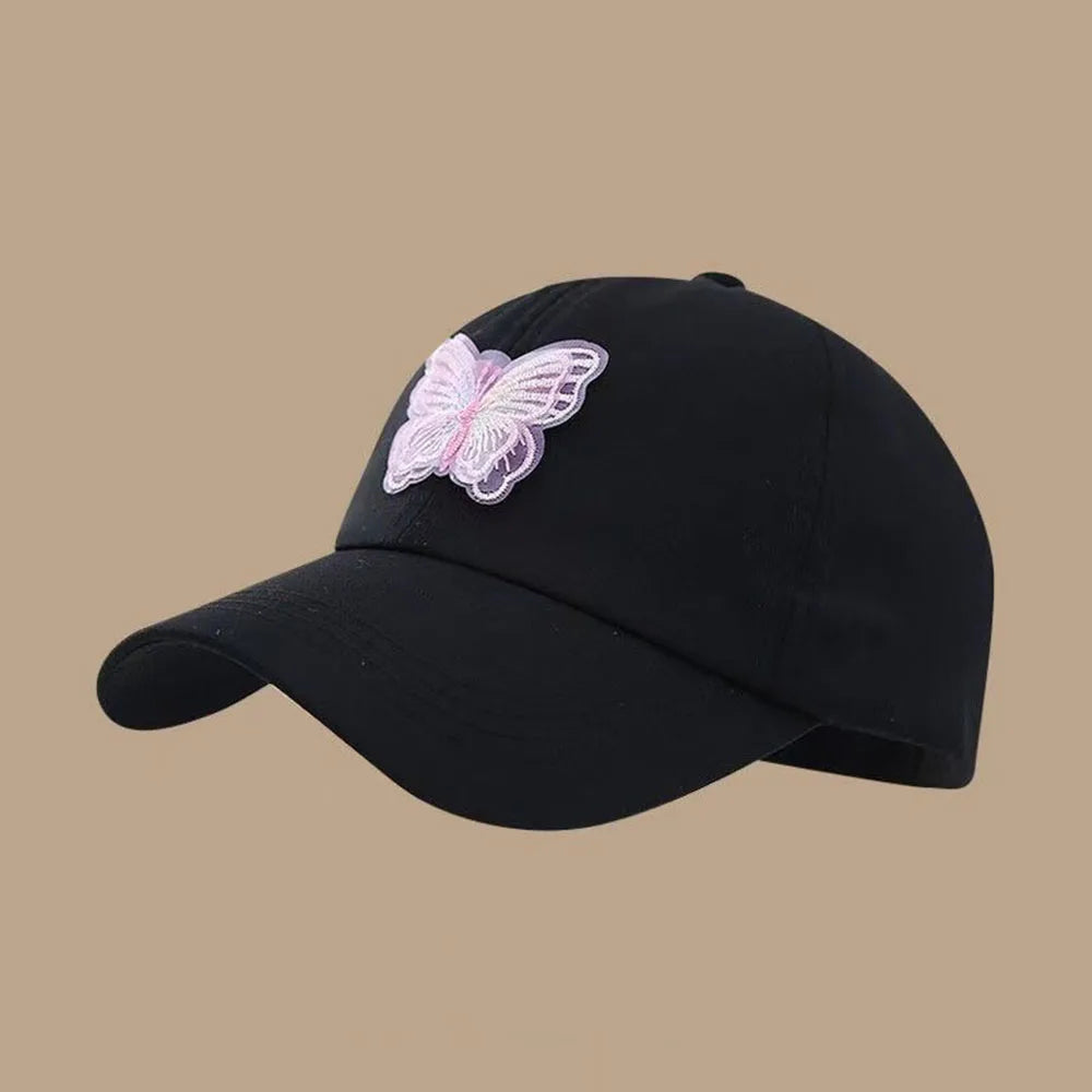 Children Sun Hat Girls Ponytail Duckbill Hats Kids Empty Top Baseball Cap
