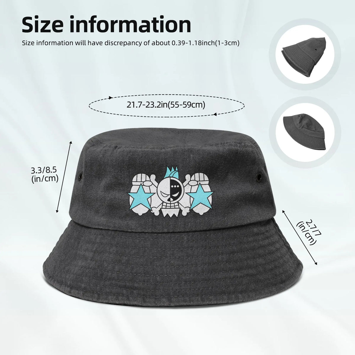 Franky One Piece Flag Bucket Hat