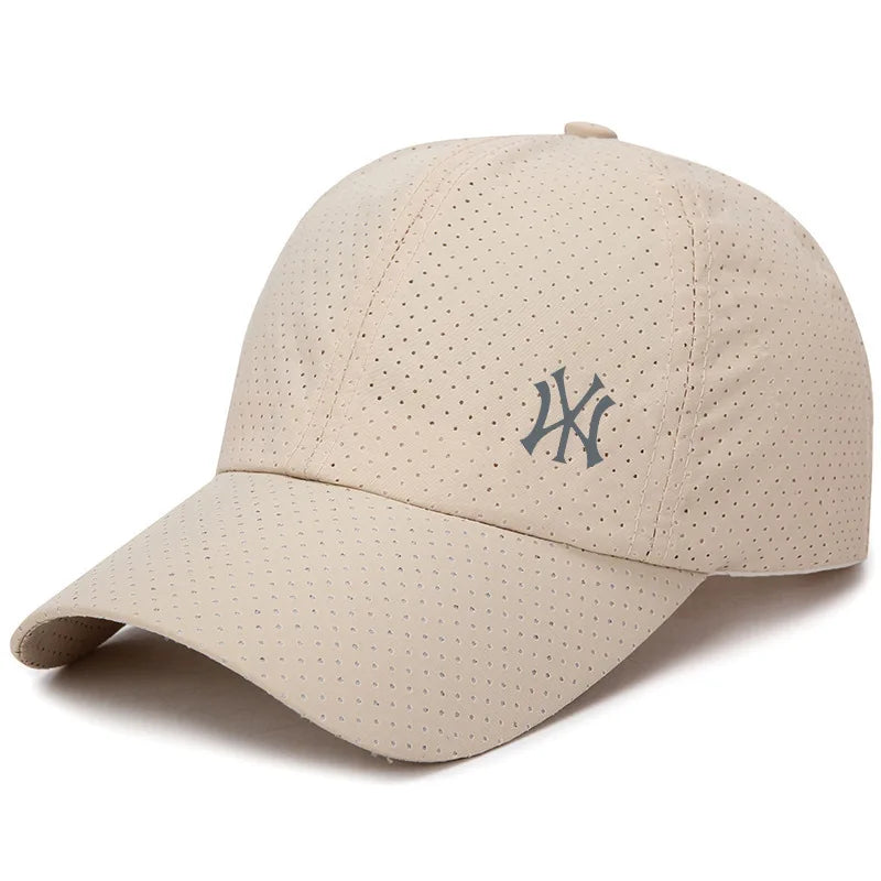 Quick Dry Mesh Baseball Cap Sun Hat Bone Breathable Hats