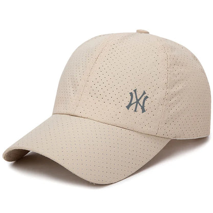 Quick Dry Mesh Baseball Cap Sun Hat Bone Breathable Hats