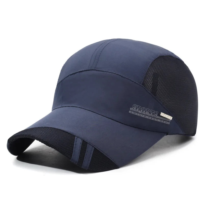 Unisex Outdoor Sports Quick-Dry Mesh Cap Baseball Cap